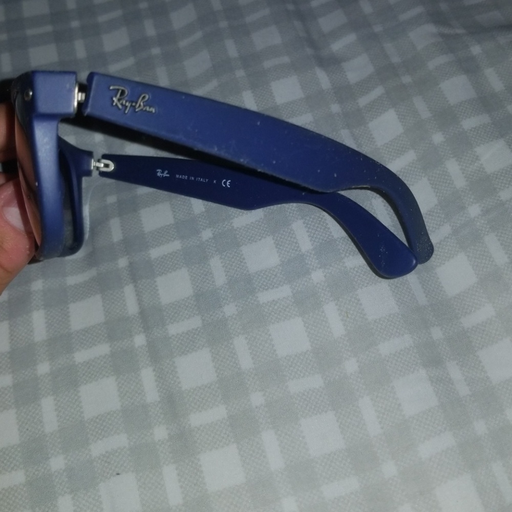 Ray ban wayfarer matte blue 100 authentic